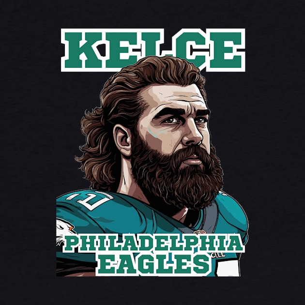 Jason Kelce by Charlie Dion